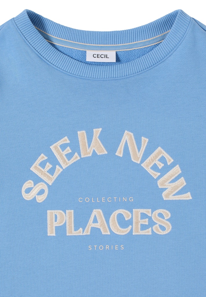 Cecil Damen Pullover  Cloud Blu