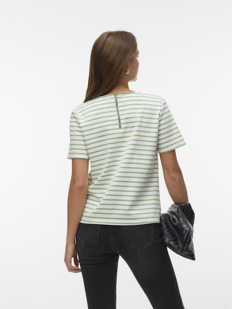 Vero Moda Damen T-Shirts Snow White/Mist