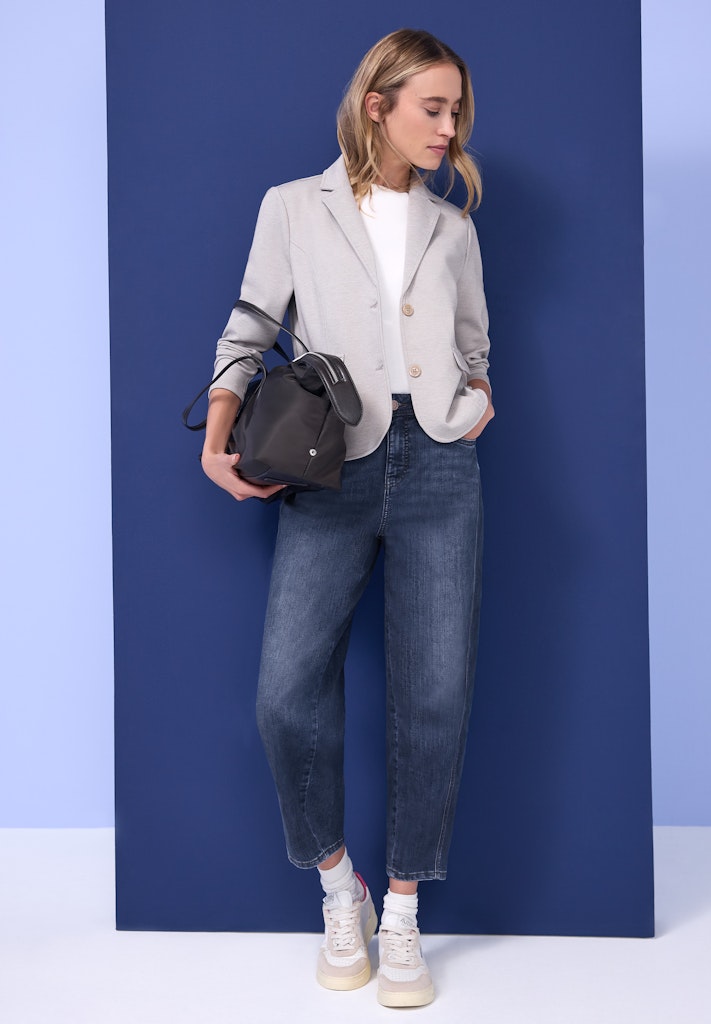 Street One Damen Hosen Medium Bl