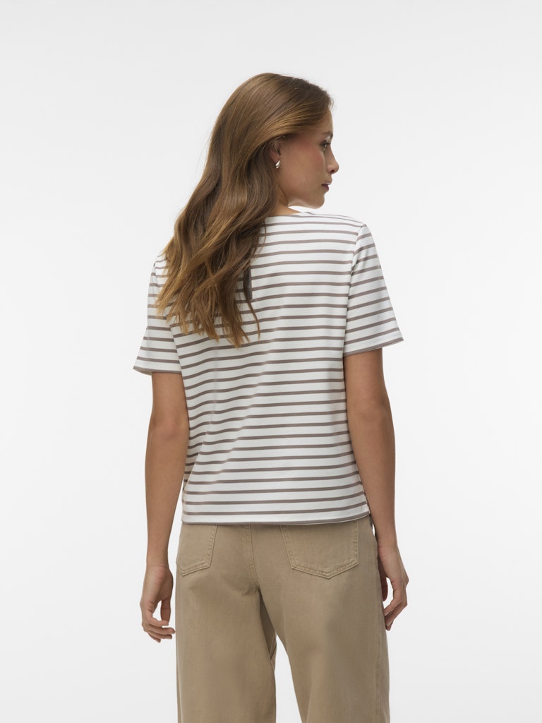 Vero Moda Damen T-Shirts Snow White/Moon