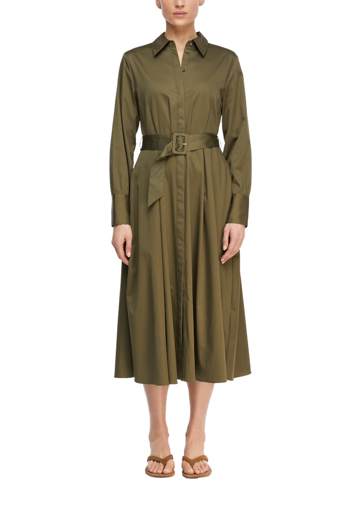 Comma Damen Kleider Green