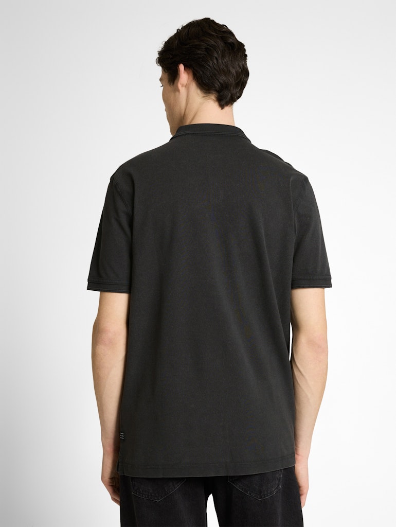 Tom Tailor denim Herren Polo-Shirts Black