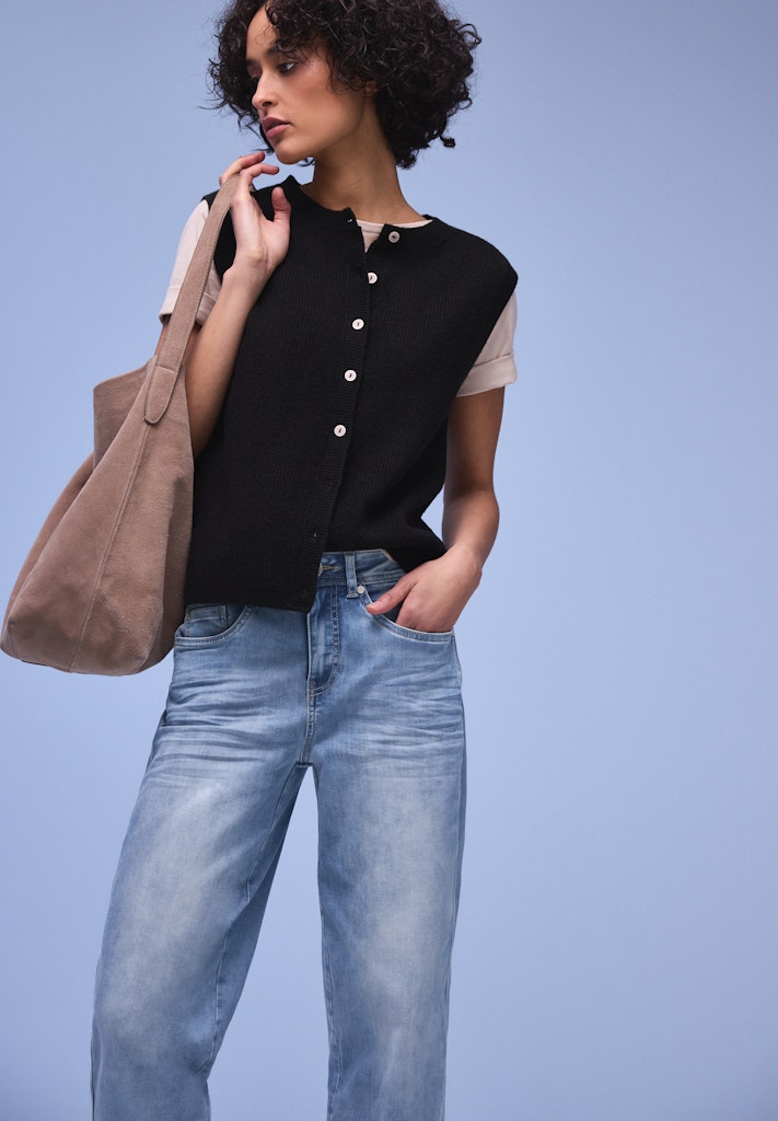 Street One Damen Hosen Light Blu