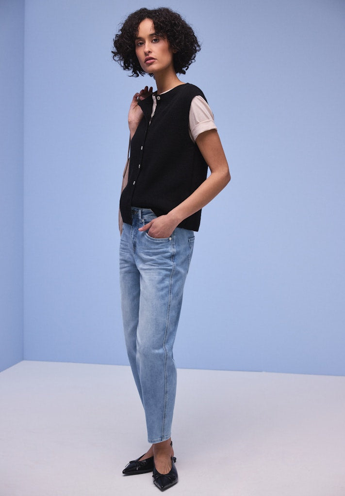 Street One Damen Hosen Light Blu