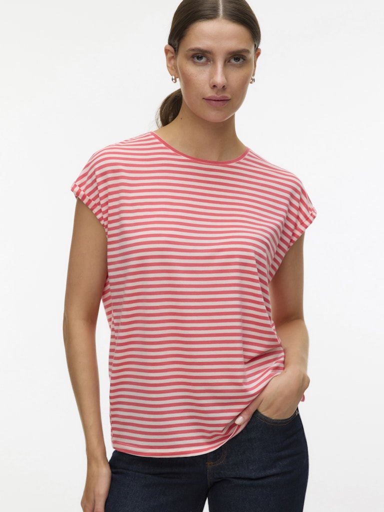 Vero Moda Damen T-Shirts Coral Paradise/