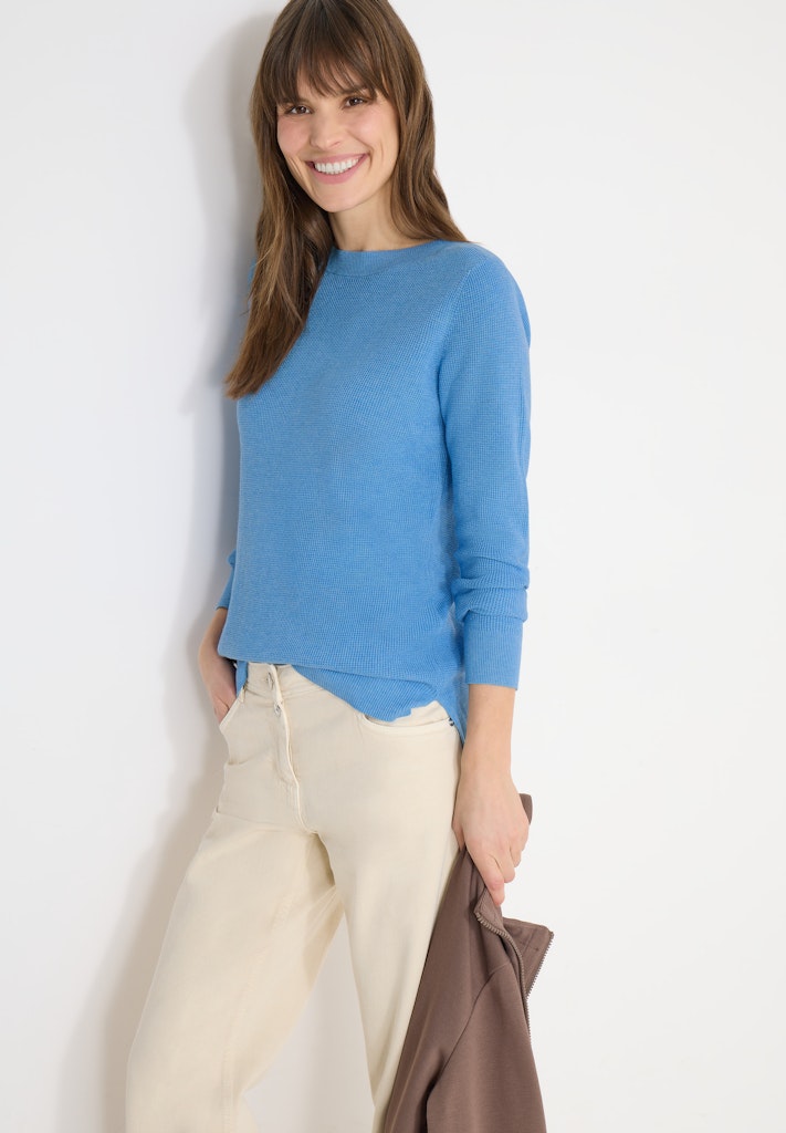Cecil Damen Pullover Cloud Blu