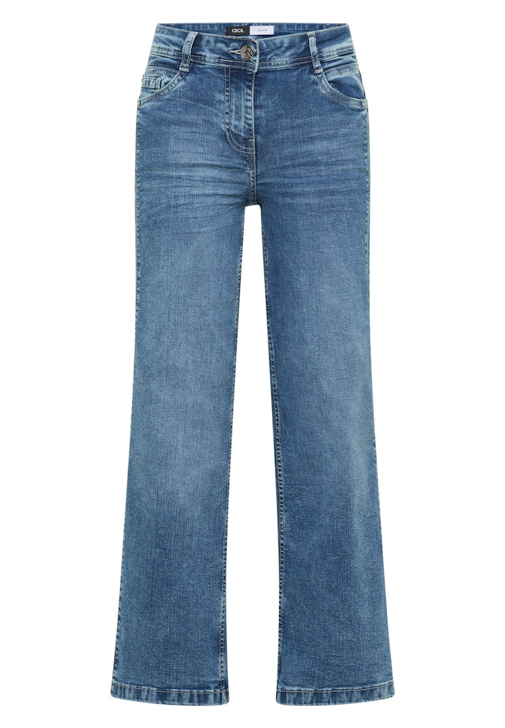 Cecil Damen Hosen Light Blu