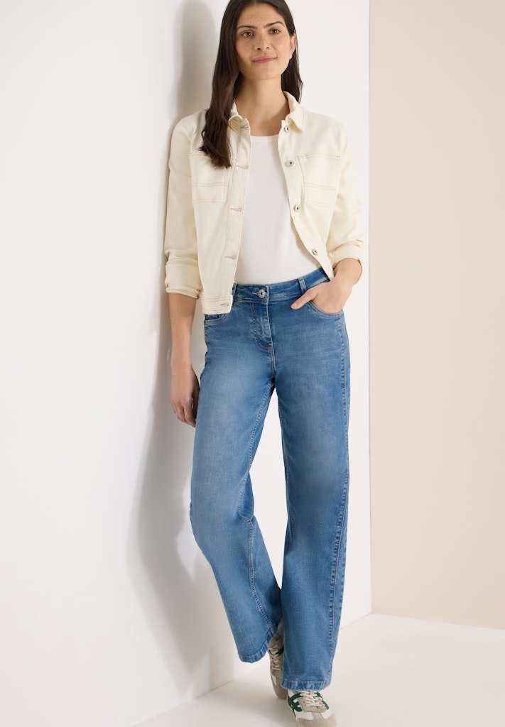 Cecil Damen Hosen Light Blu