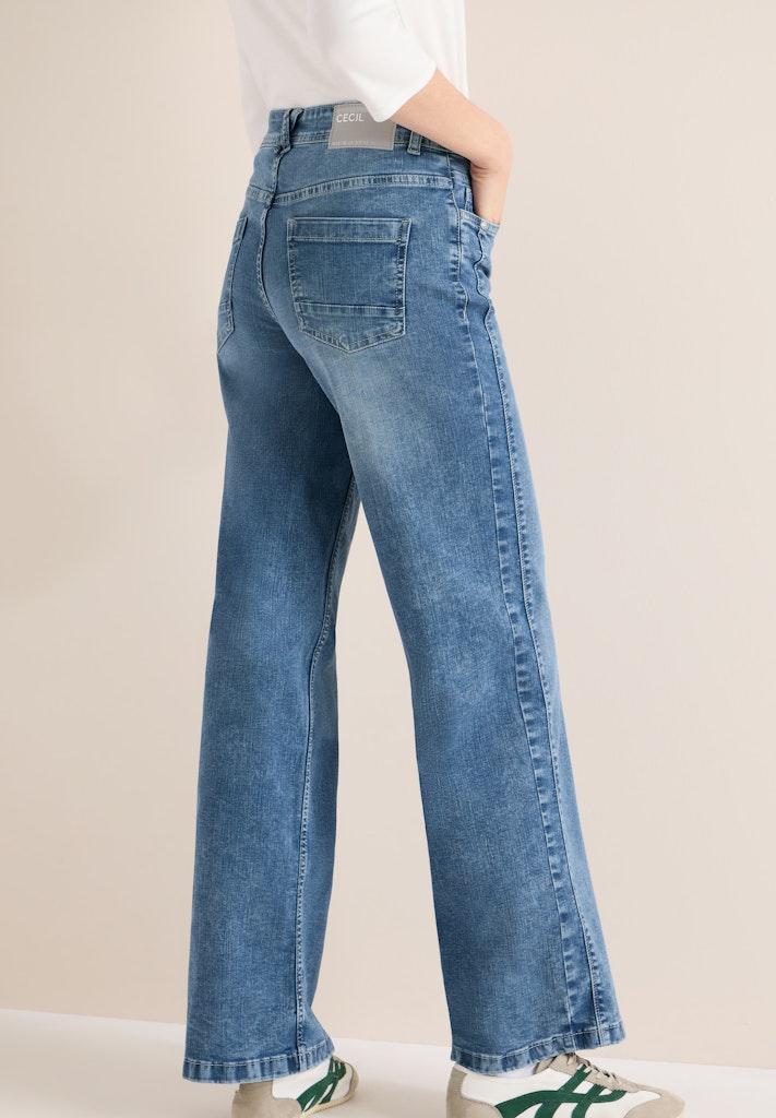 Cecil Damen Hosen Light Blu