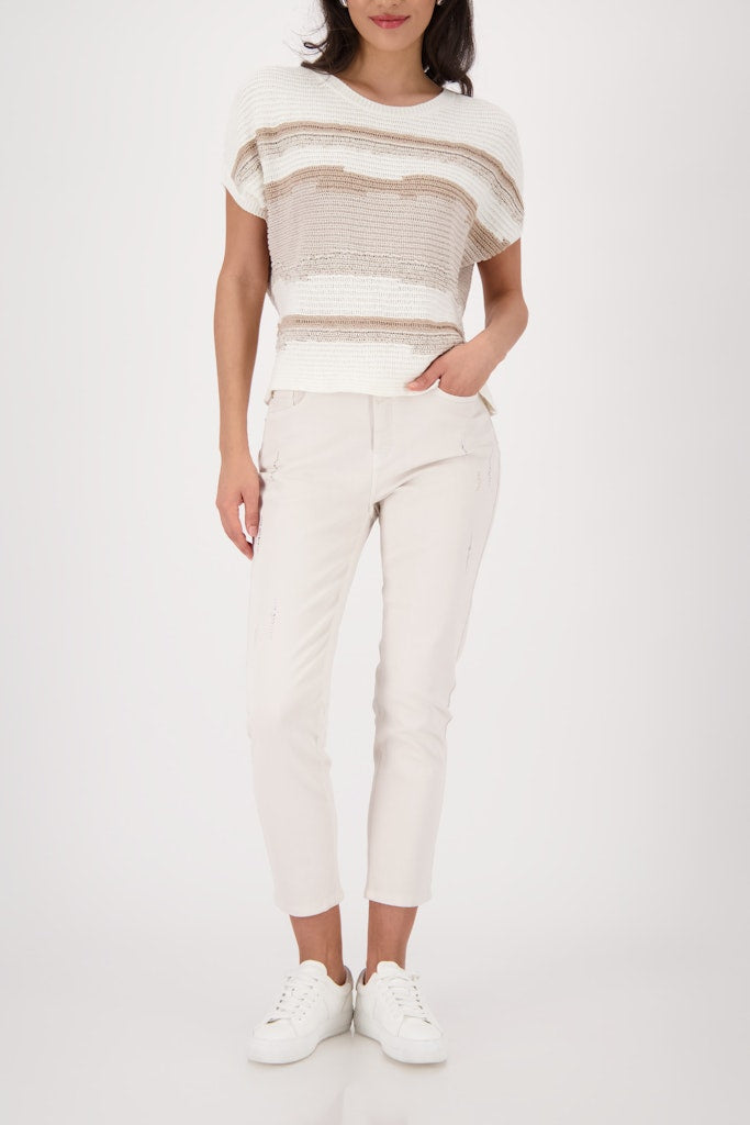Monari Damen Pullover  Champagne B