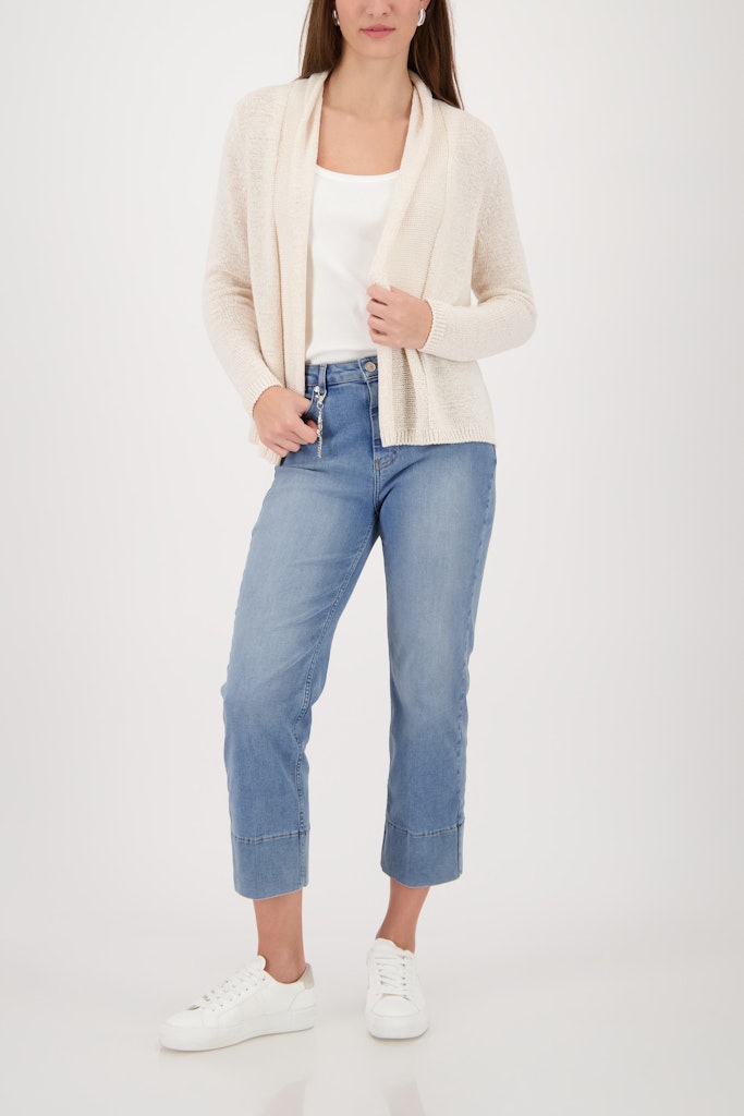 Monari Damen Strickjacken  Champagne B