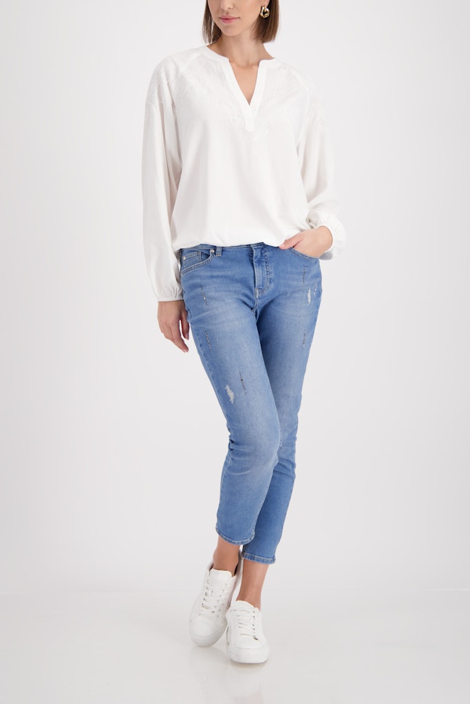 Monari Damen Blusen  Off-White