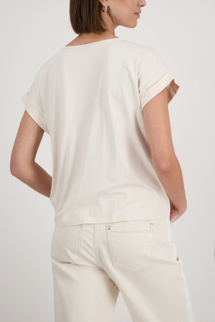 Monari Damen T-Shirts Champagne B