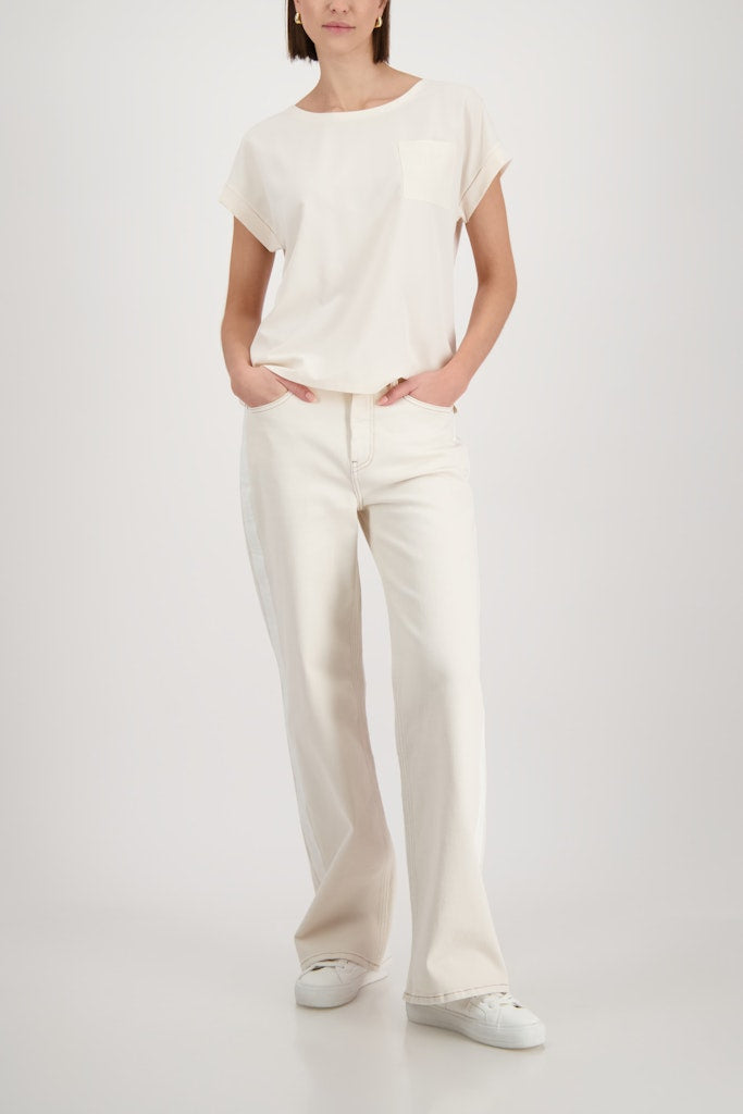 Monari Damen T-Shirts  Champagne B