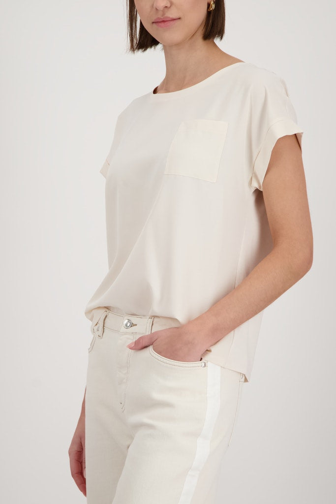 Monari Damen T-Shirts  Champagne B