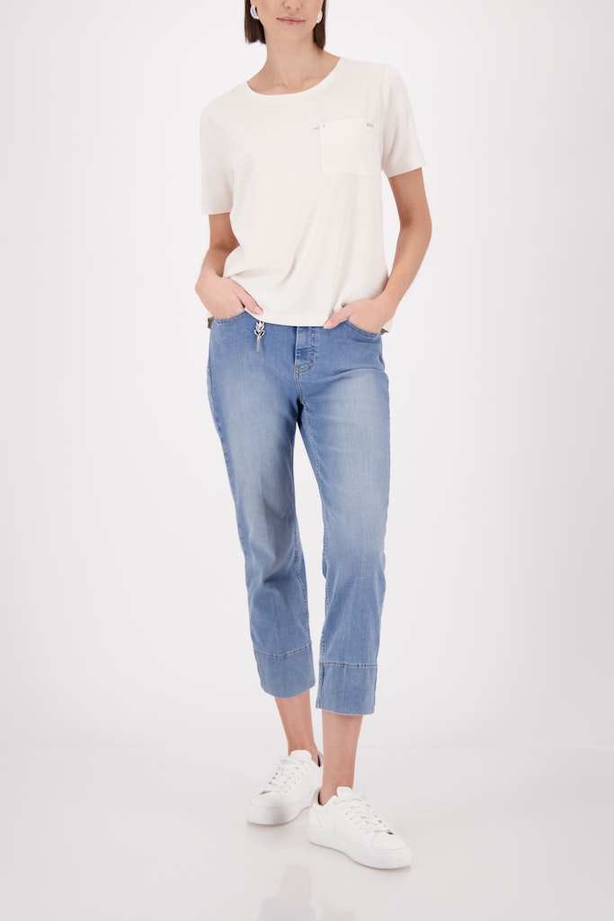 Monari Damen T-Shirts  Champagne B