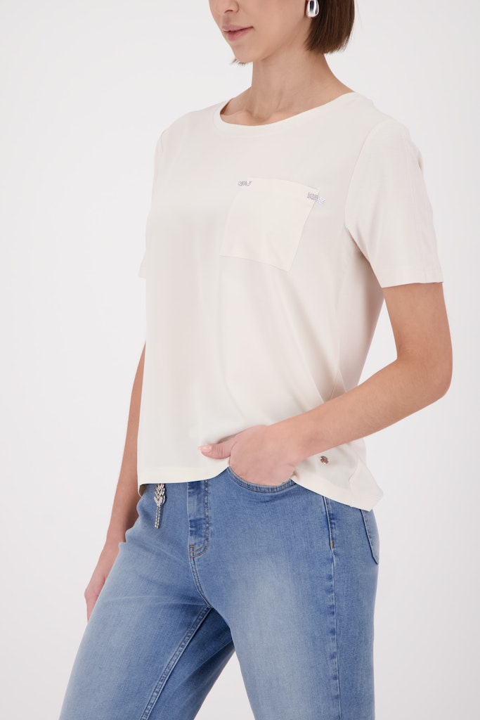 Monari Damen T-Shirts  Champagne B