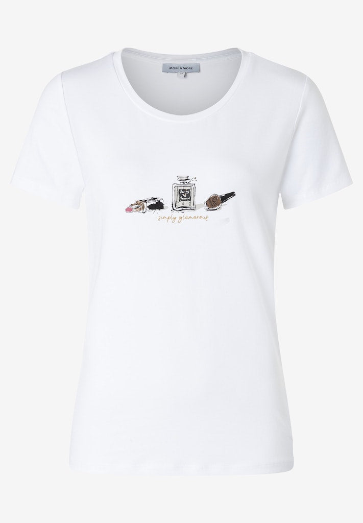 More & More Damen T-Shirts White