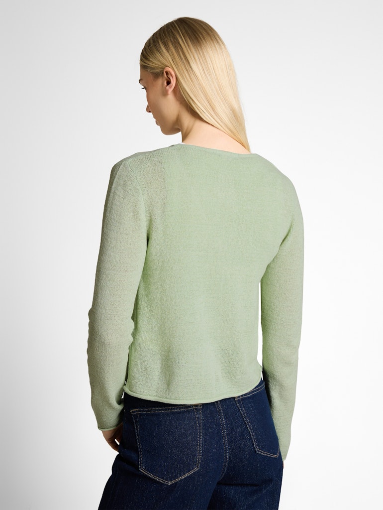 Tom Tailor denim Damen Strickjacken Light Matcha Gr