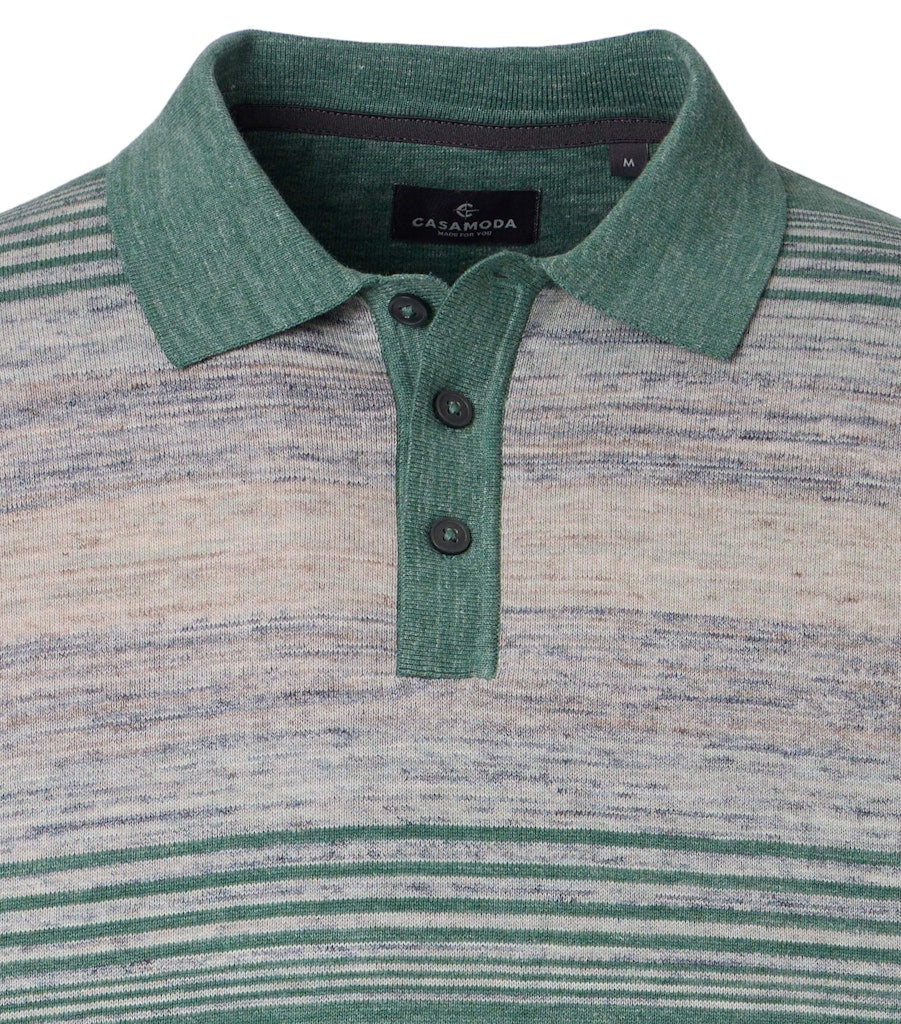 Casa Moda Herren Polo-Shirts  Gruen
