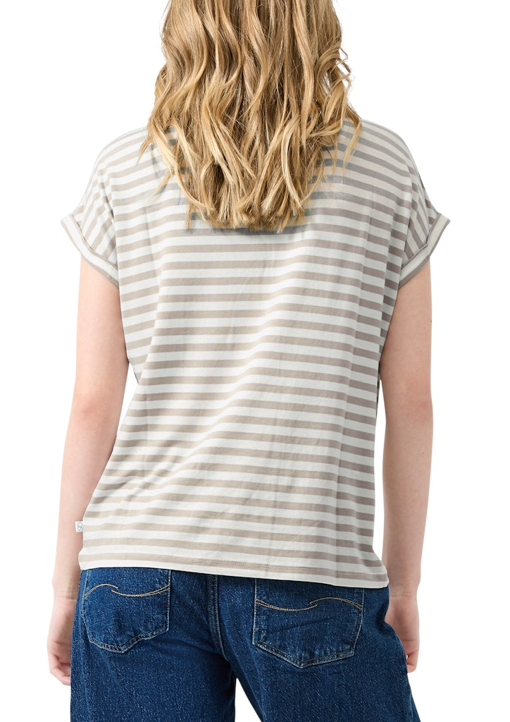 QS by S.Oliver Damen T-Shirts Brown