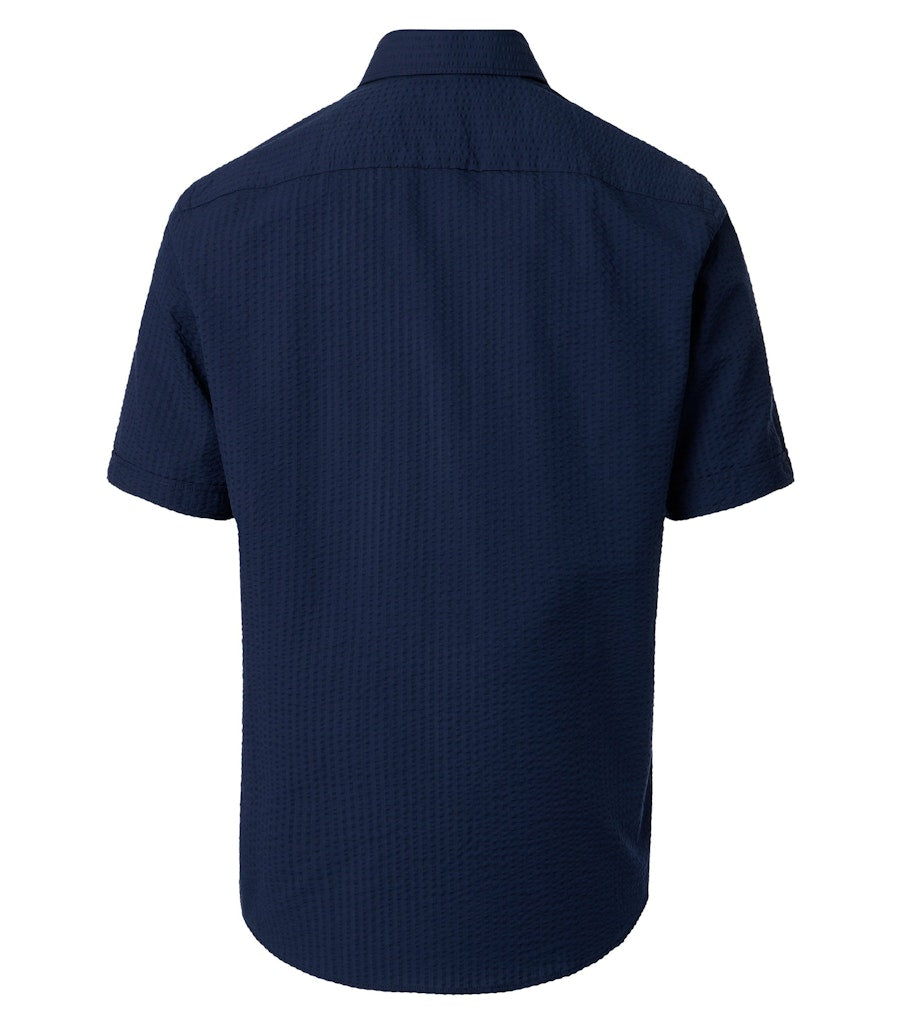 Casa Moda Herren Hemden kurz  Blau