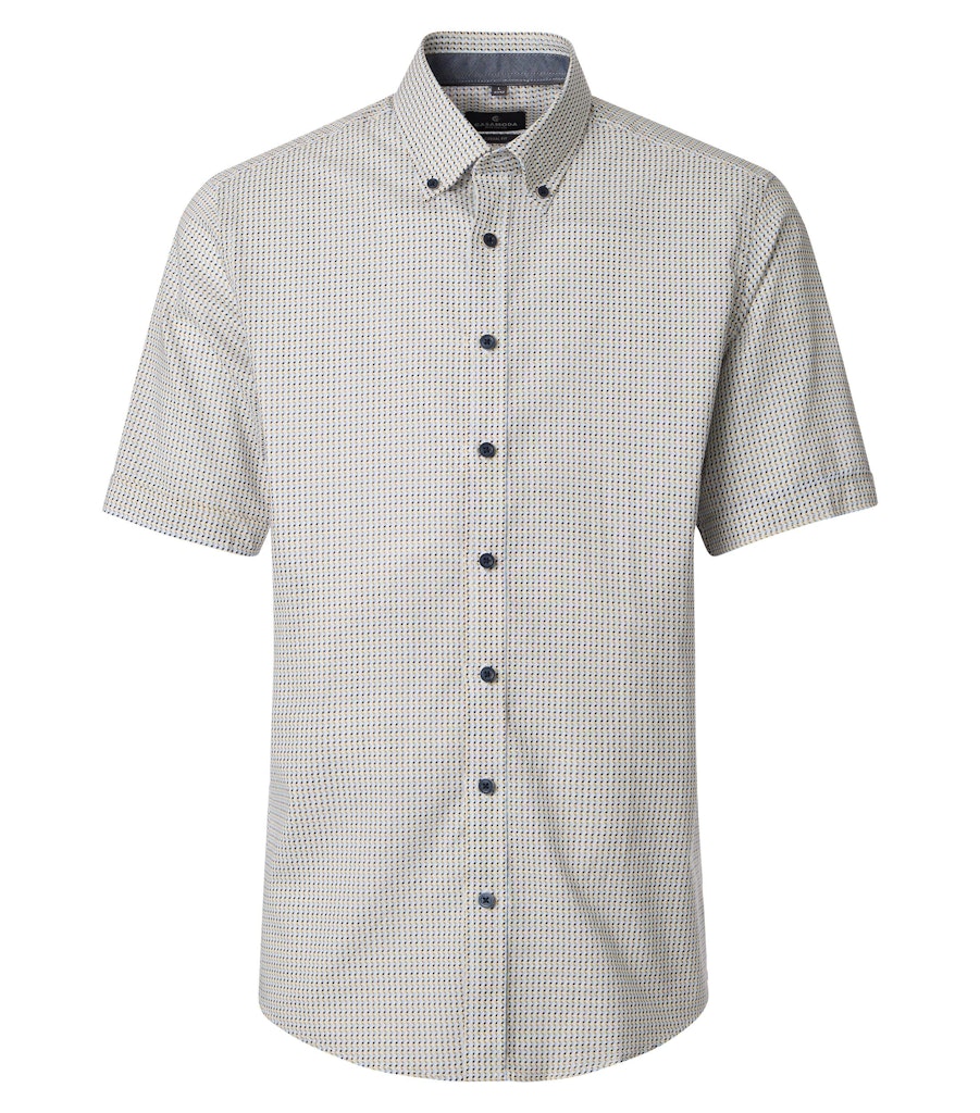 Casa Moda Herren Hemden kurz  Blau