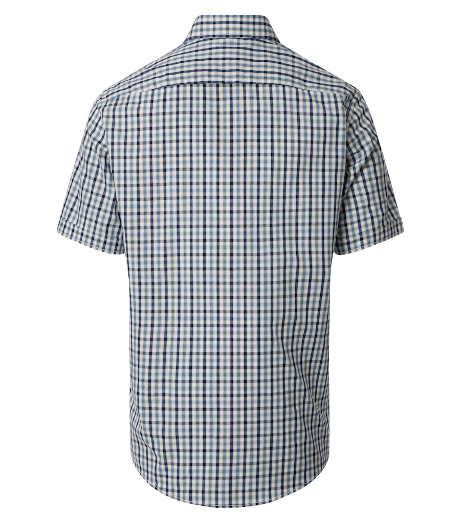 Casa Moda Herren Hemden kurz  Blau
