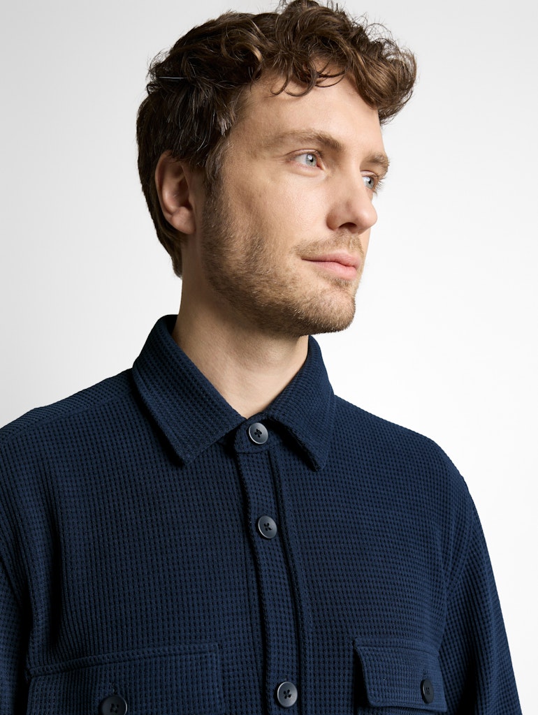 Tom Tailor Herren Hemden lang Sky Captain Blu