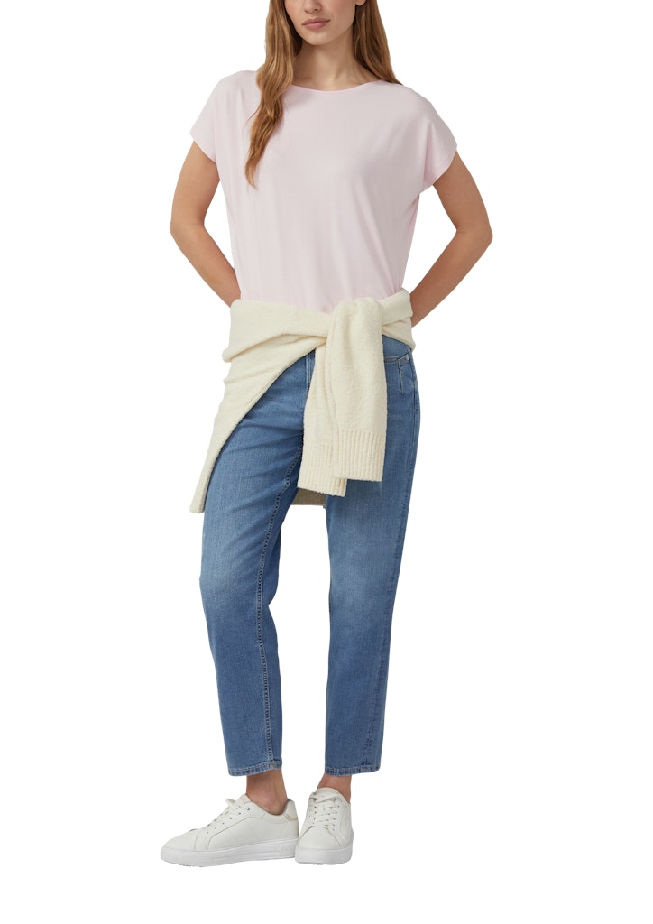 S. Oliver red Damen T-Shirts Lilac/Pink
