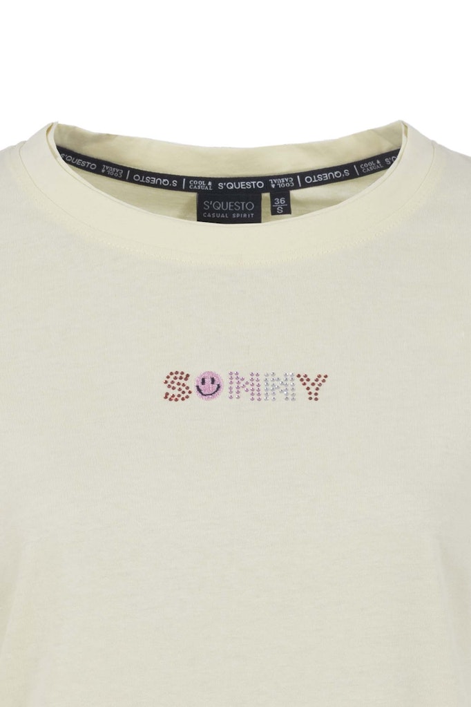 Soquesto Damen T-Shirts Hellgelb