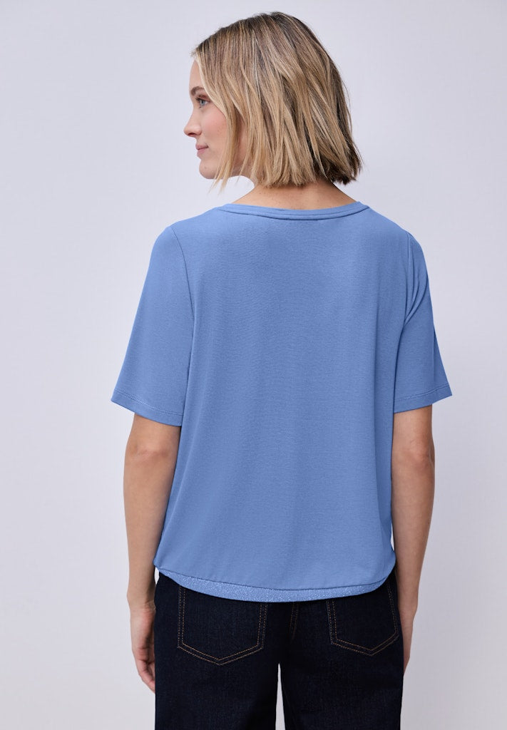 Street One Damen T-Shirts Bonnet Bl