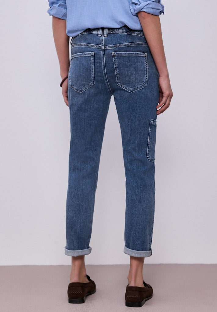 Street One Damen Hosen  Medium Bl