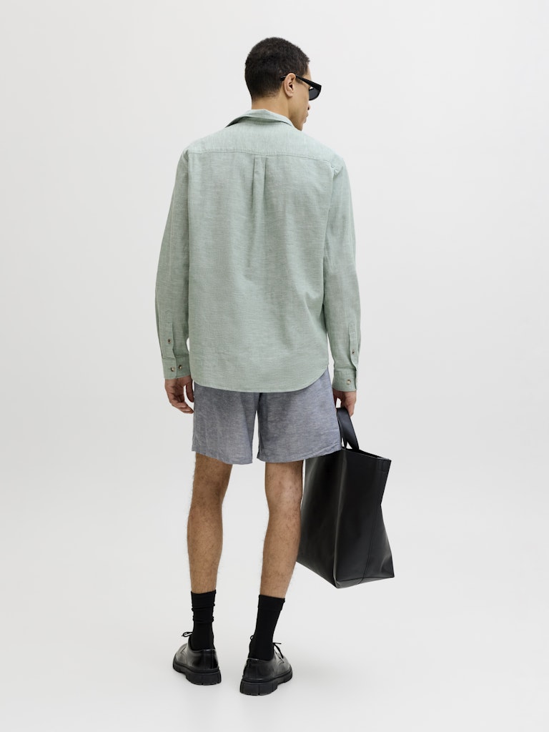 Jack & Jones Herren Hemden lang Granite Green