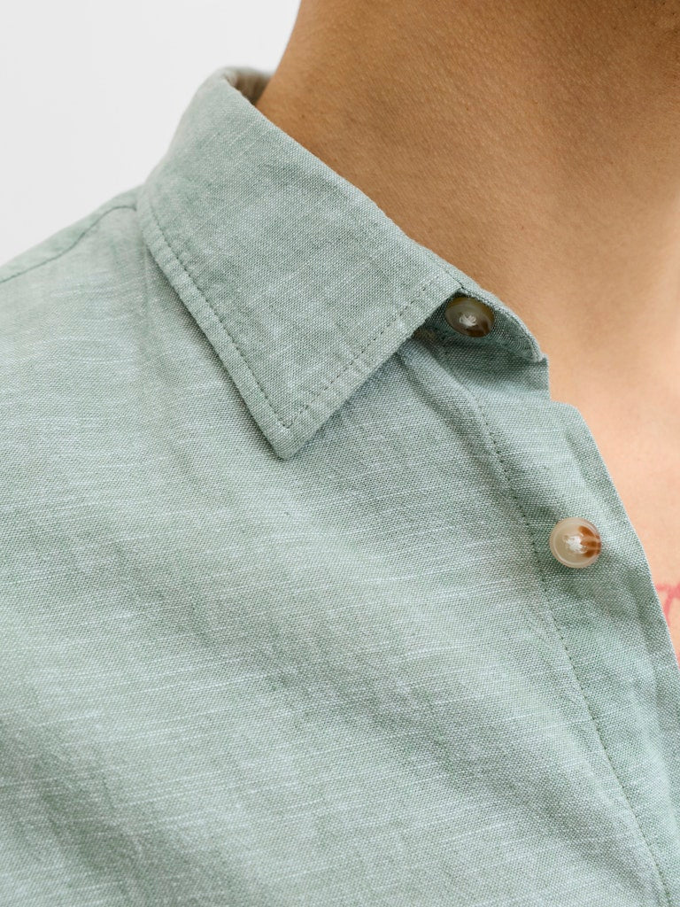 Jack & Jones Herren Hemden lang Granite Green