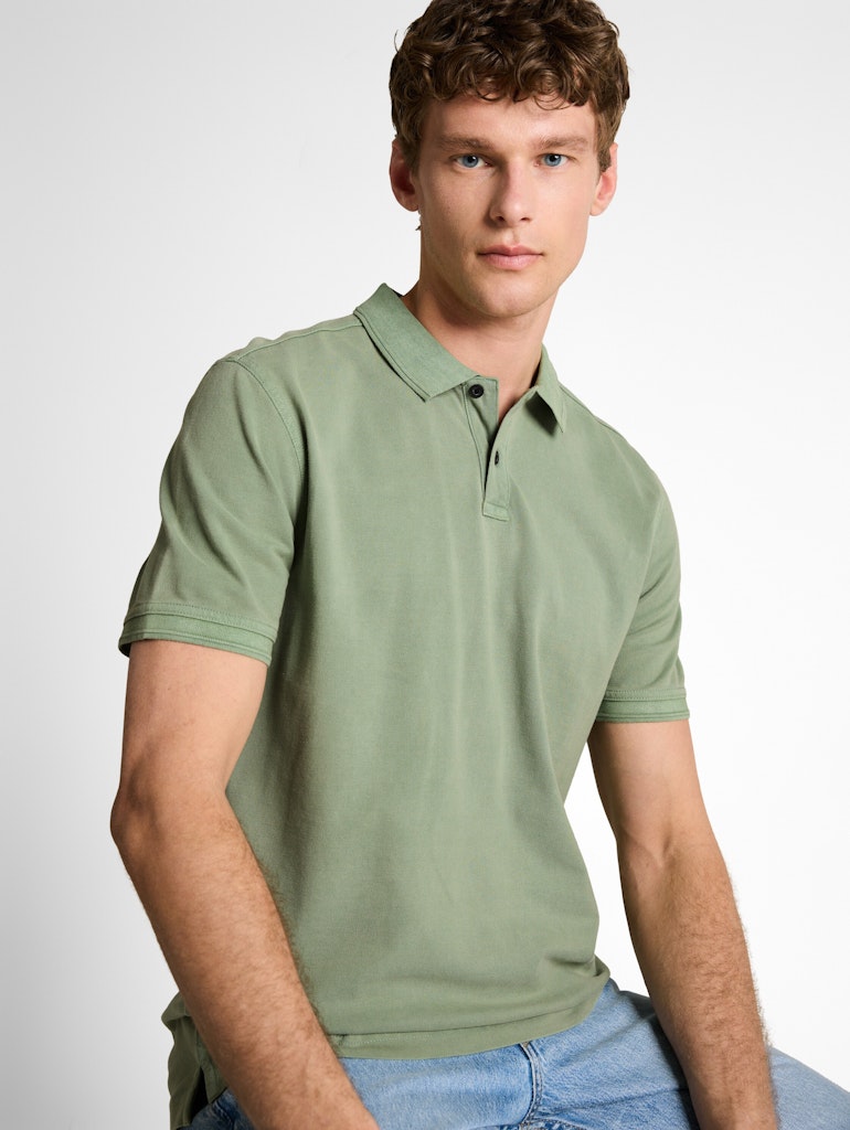 Tom Tailor denim Herren Polo-Shirts Sea Spray