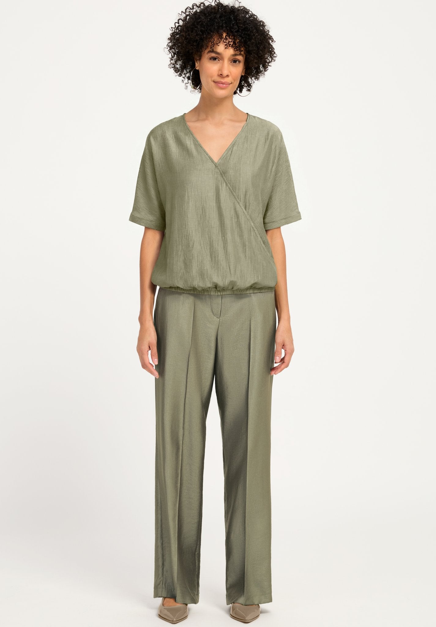 Bianca Damen Blusen Sage