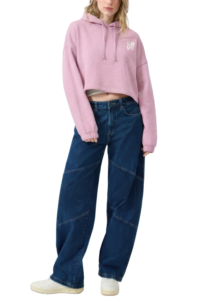 QS by S.Oliver Damen Sweatshirts Lilac/Pink