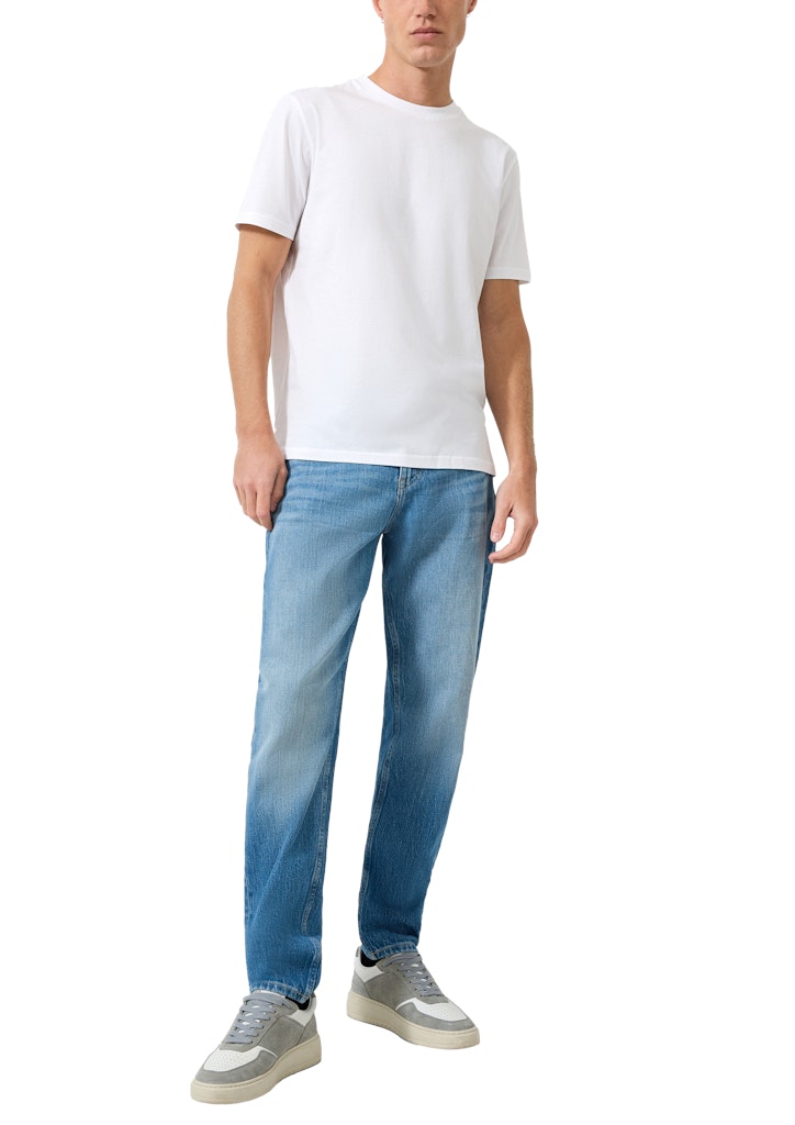 QS by S.Oliver Herren T-Shirts kurz White