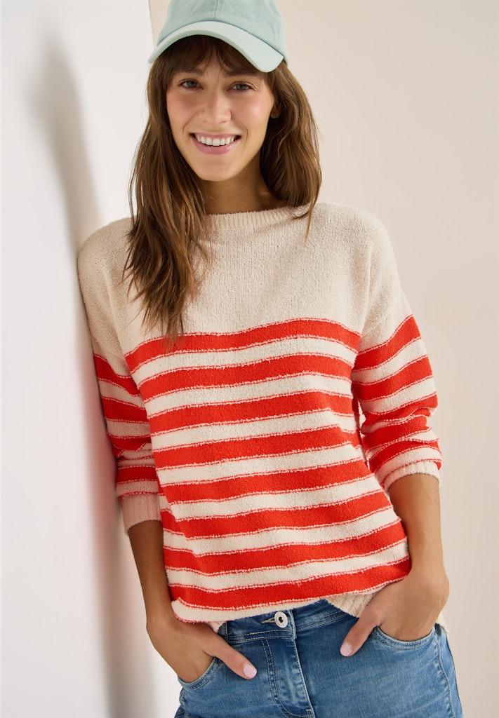 Cecil Damen Pullover  Pearl Bei