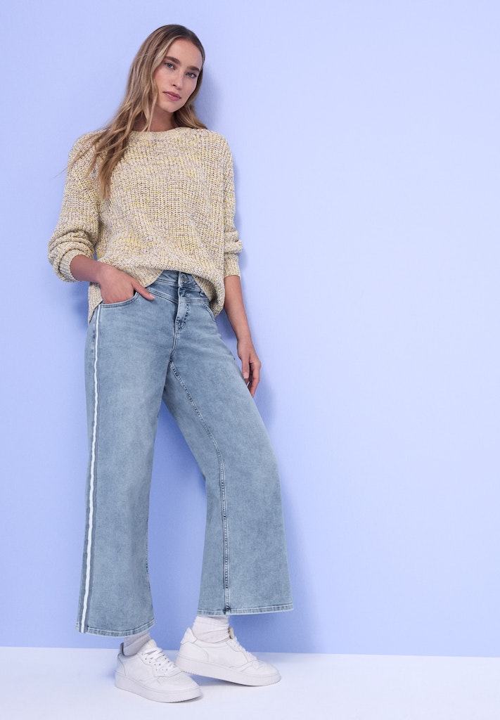 Street One Damen Hosen  Light Blu