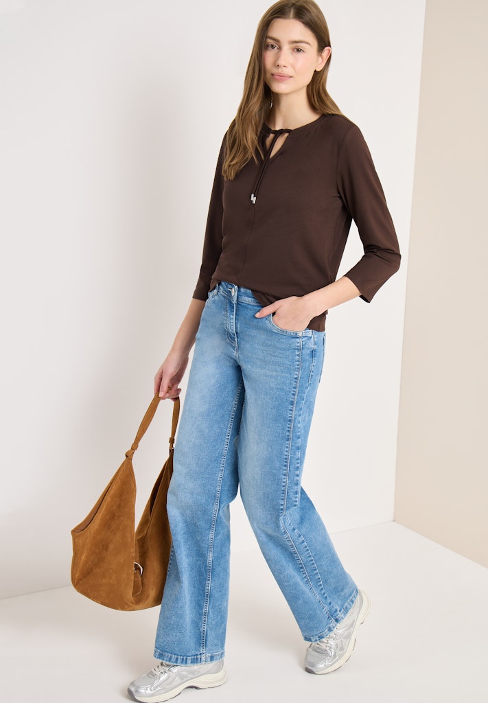 Cecil Damen T-Shirts  Macchiato