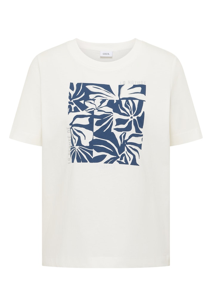 Cecil Damen T-Shirts Vanilla W