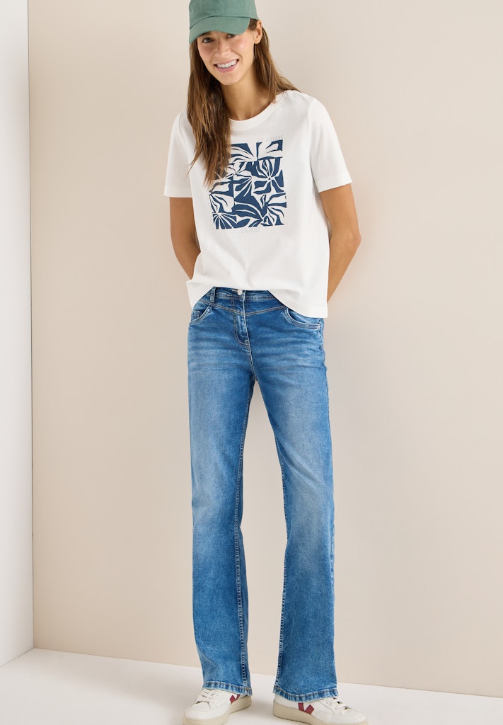 Cecil Damen T-Shirts Vanilla W