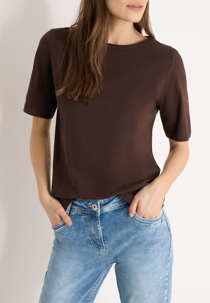Cecil Damen T-Shirts Macchiato