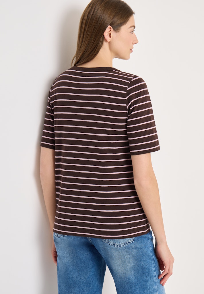 Cecil Damen T-Shirts  Macchiato