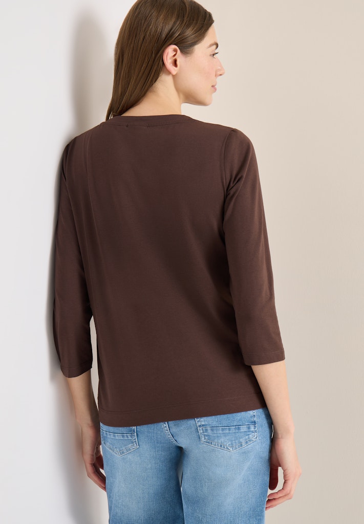 Cecil Damen T-Shirts Macchiato