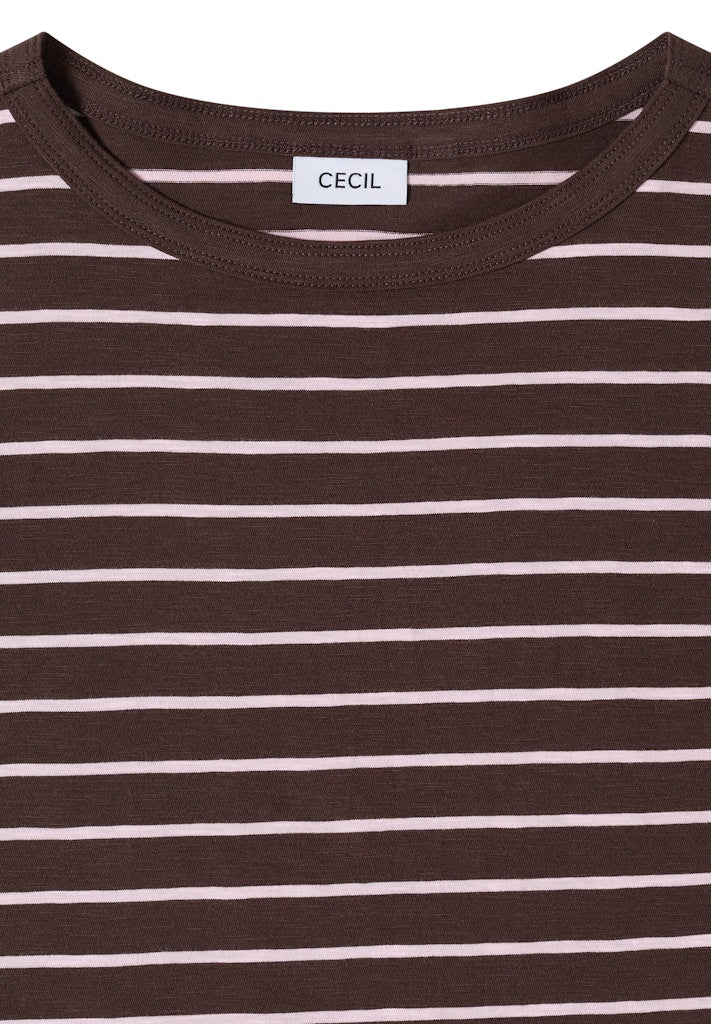 Cecil Damen T-Shirts  Macchiato