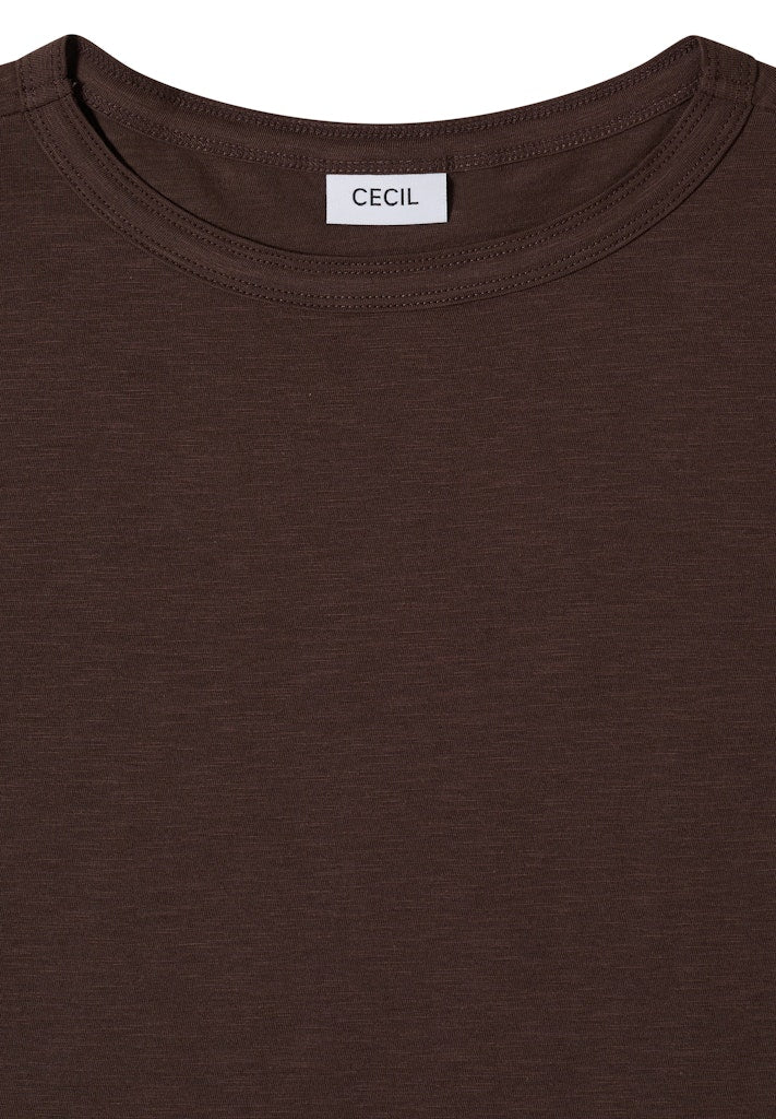 Cecil Damen T-Shirts Macchiato