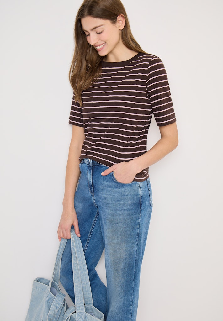 Cecil Damen T-Shirts Macchiato